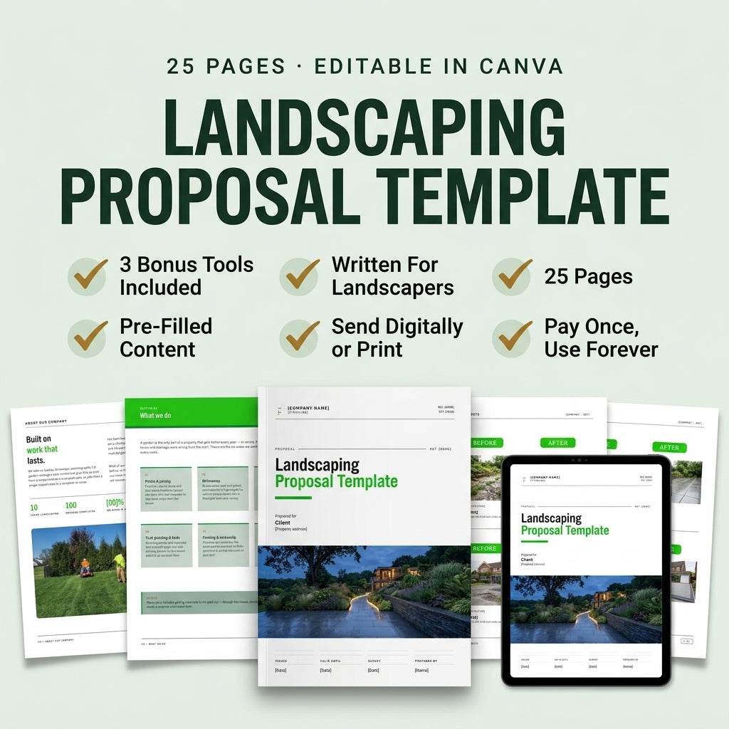 Landscaping Proposal Template